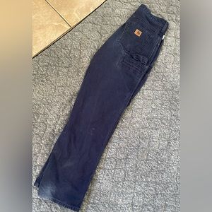 Carhartt B159 Loose Fit Navy Blue Size 30x32